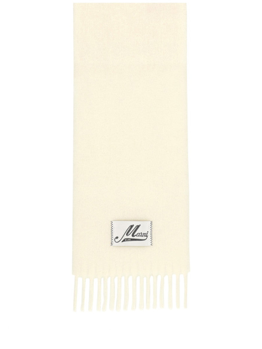 White Solid Scarf 2