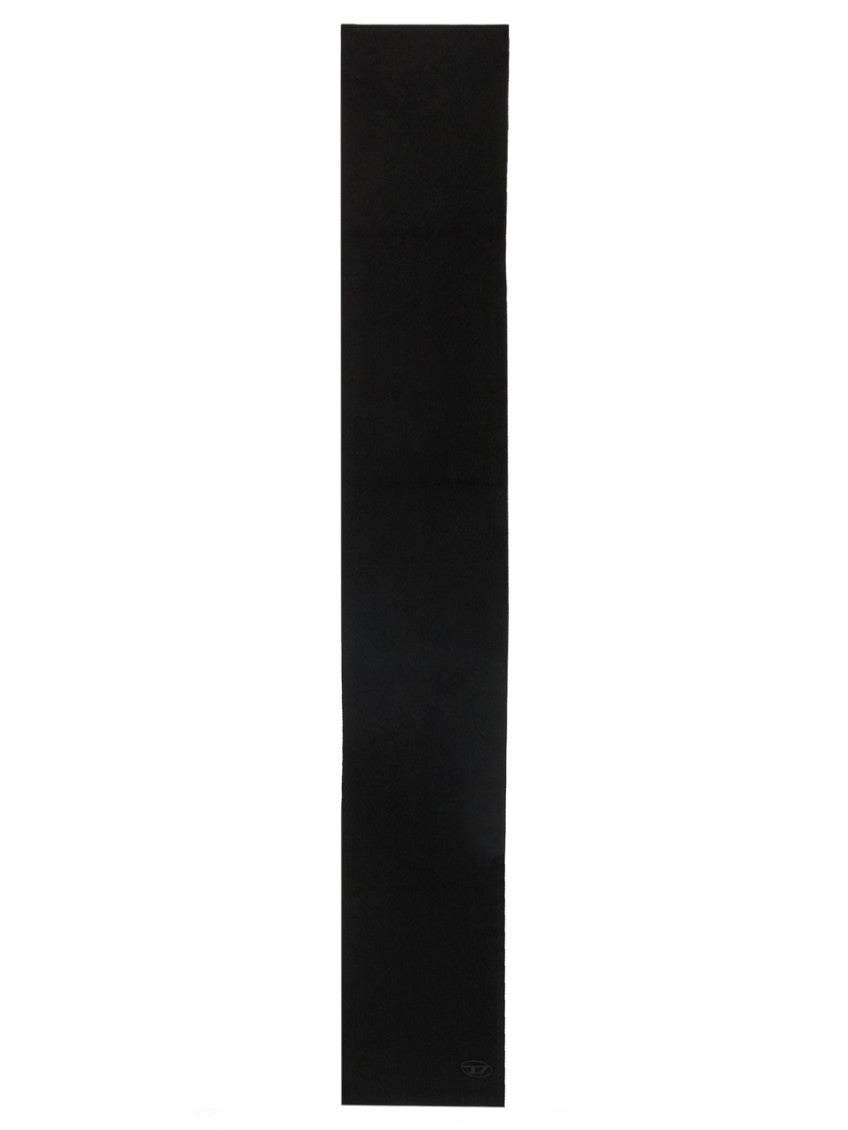 Black Solid Scarf 2