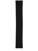 Black Plain Solid Scarf 1