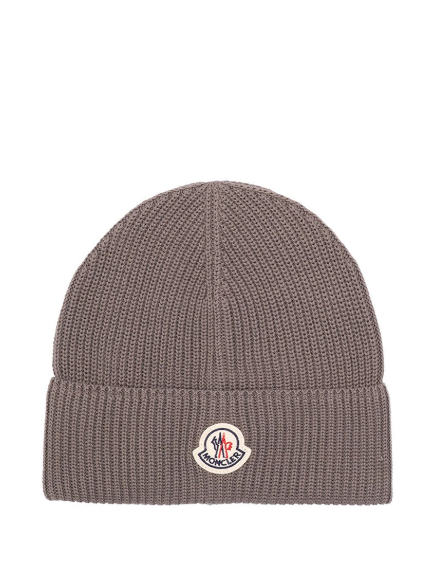 Grey Logo Beanie Hat 1