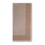 Beige Large Stripes Scarf 1