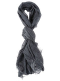 Grey Jasira Solid Scarf 1