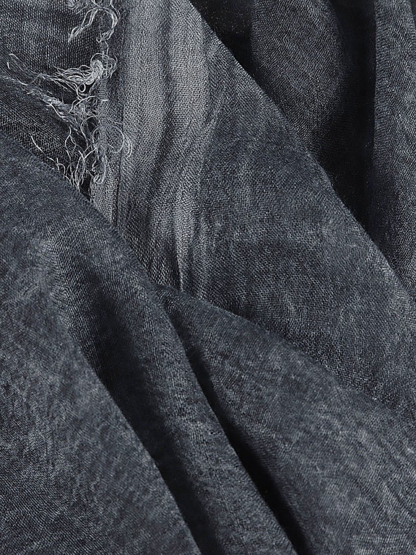 Grey Jasira Solid Scarf 2