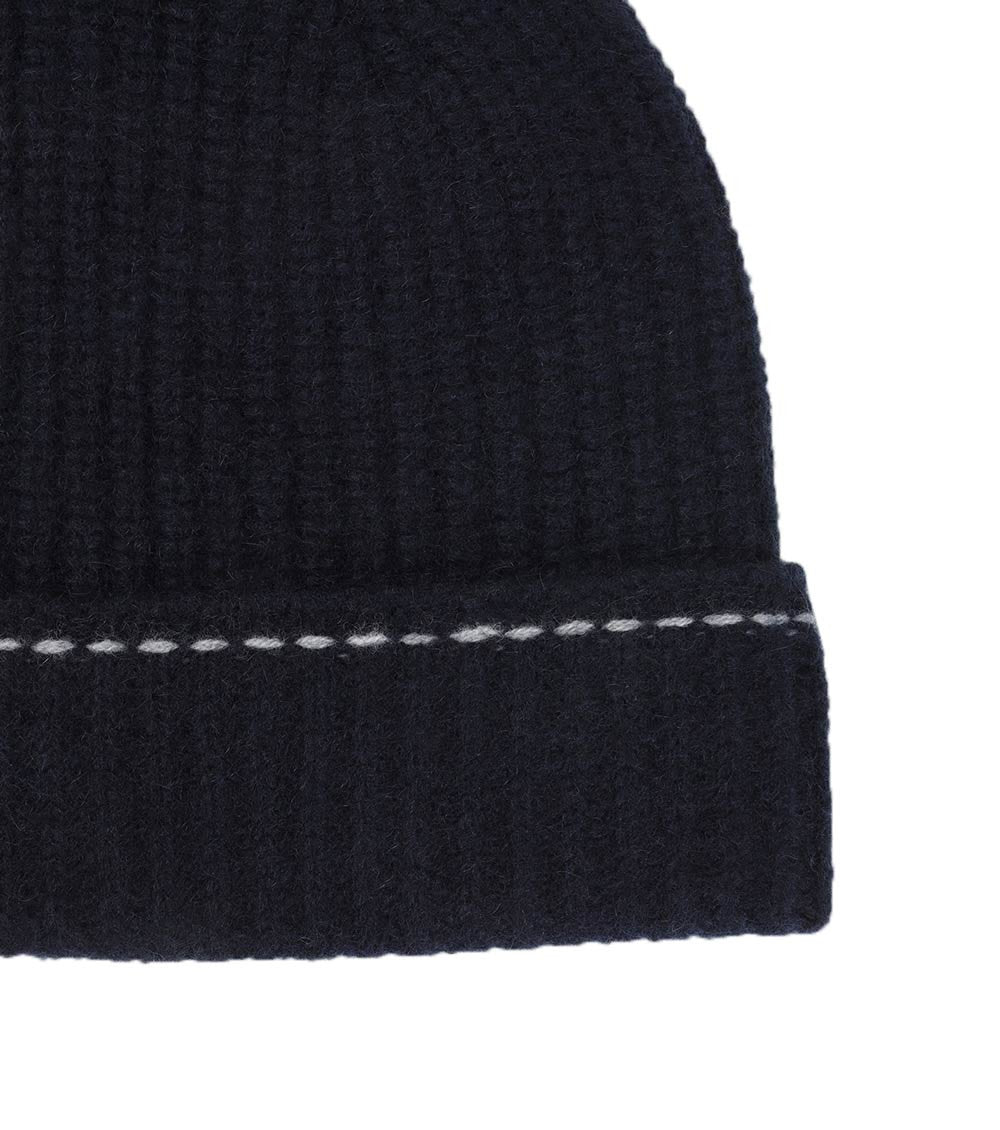 Blue Logo Beanie Hat 2