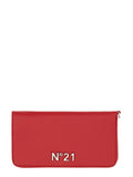 Red Logo Solid Wallet 1