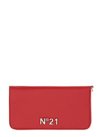 Red Logo Solid Wallet 1