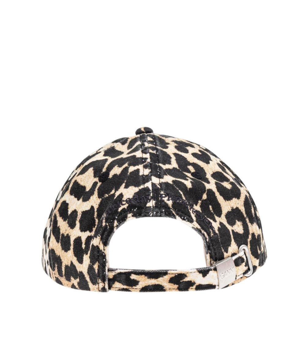 Leopard Print Canvas Baseball Cap 2