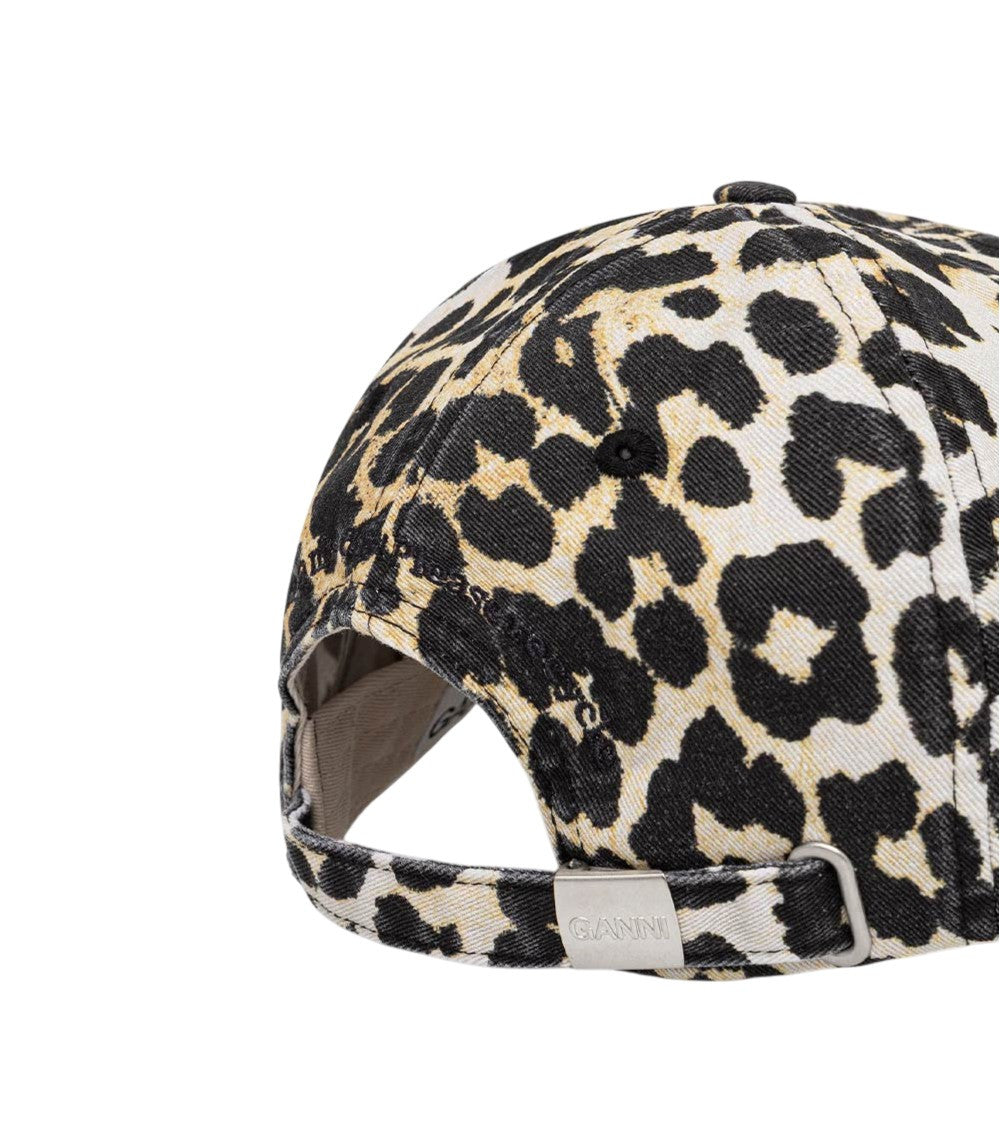 Leopard Print Canvas Baseball Cap 3