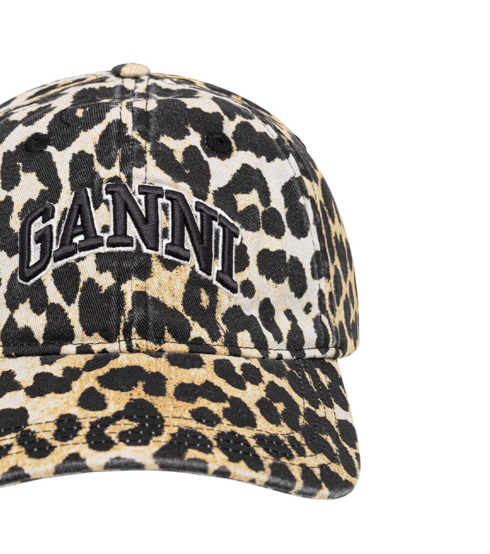 Leopard Print Canvas Baseball Cap 4