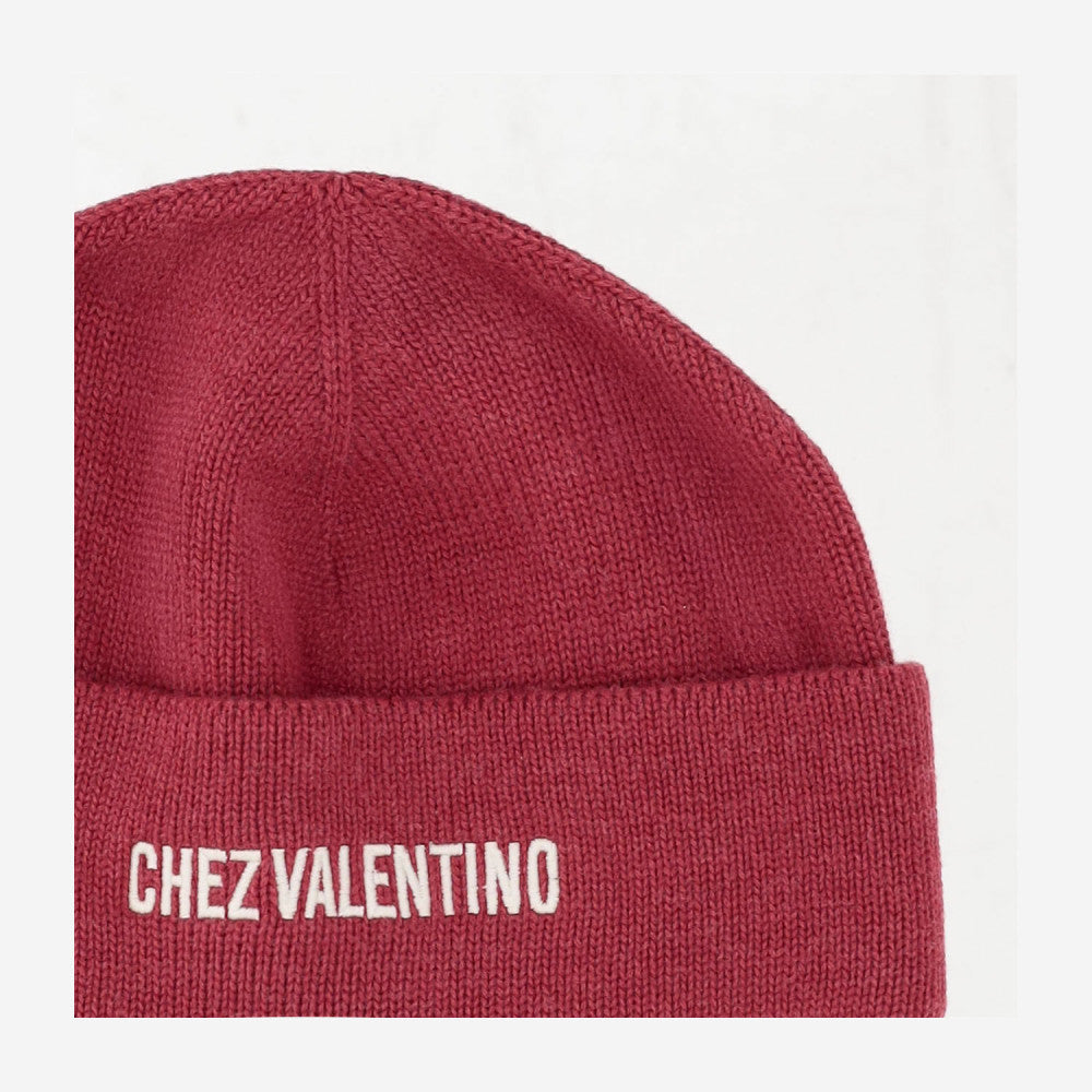 Red Beanie With Logo 3
