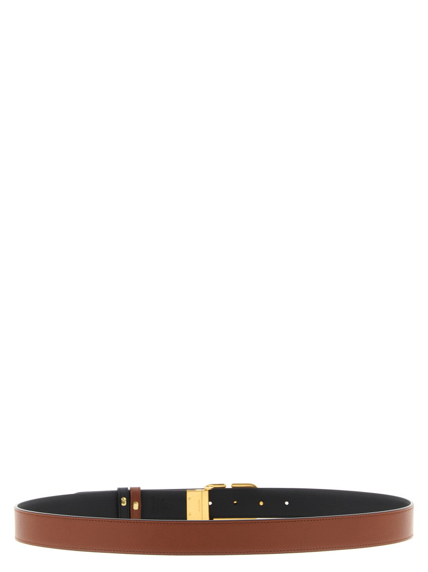 Brown VLogo Reversible Belt 3