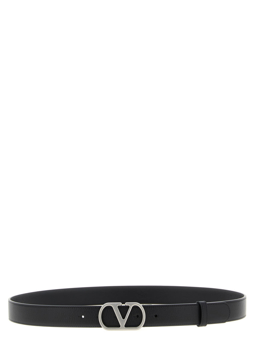 Black  VLogo Signature Belt 1