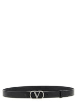 Black  VLogo Signature Belt 1
