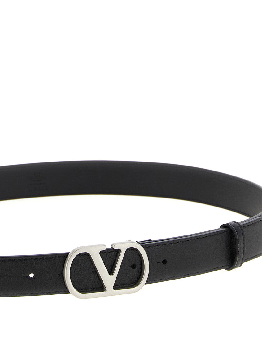 Black  VLogo Signature Belt 3