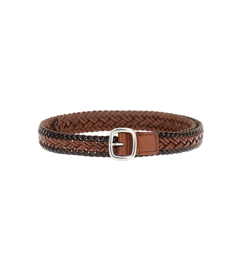 Dark Brown Trambfa26 Braided Casual Belt 1