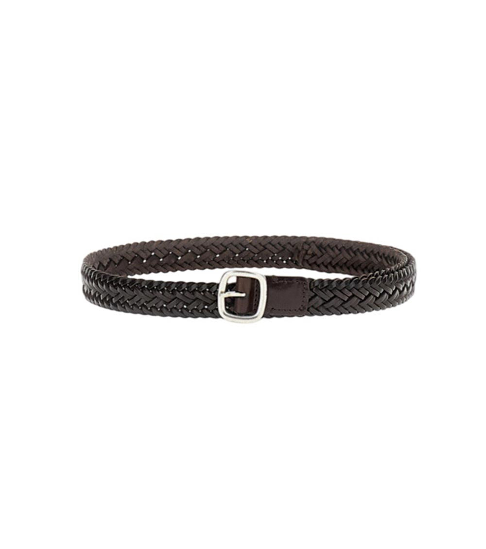 Dark Brown Braided Belt 1