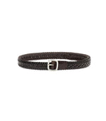 Dark Brown Braided Belt 1
