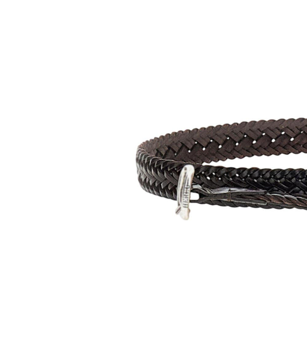 Dark Brown Braided Belt 3