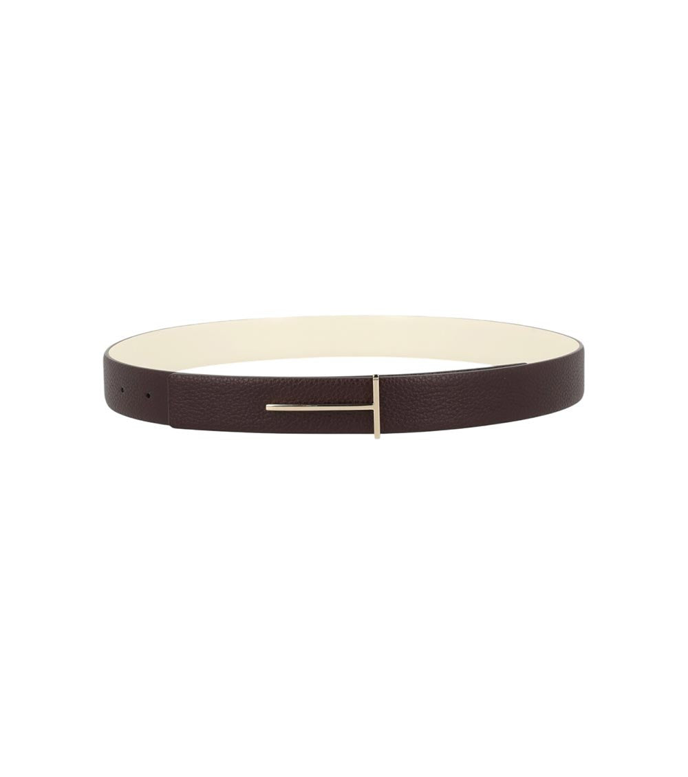 Brown Solid Reversible Belt 1