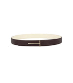 Brown Solid Reversible Belt 1