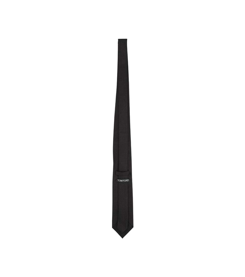 Black Solid Tie 2