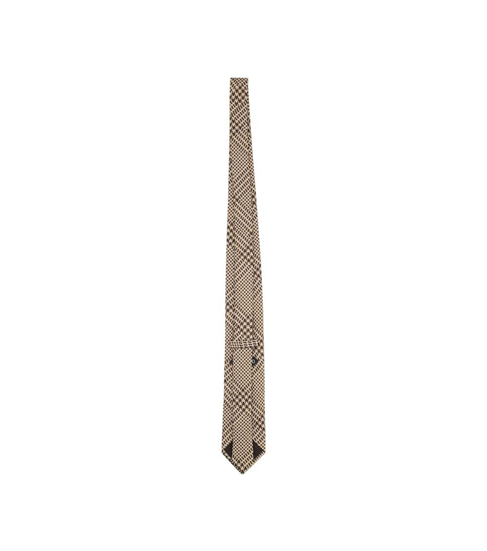 Brown Plaid Tie 2