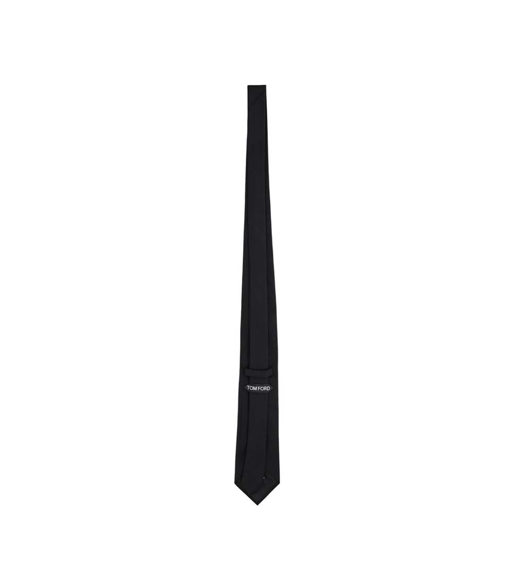 Black Solid Tie 2