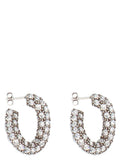 Silver Crystal earrings 1