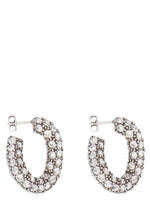Silver Crystal earrings 1