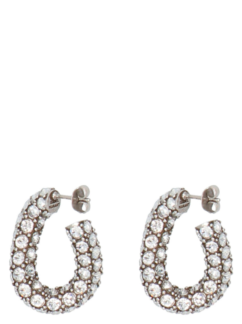 Silver Crystal earrings 2