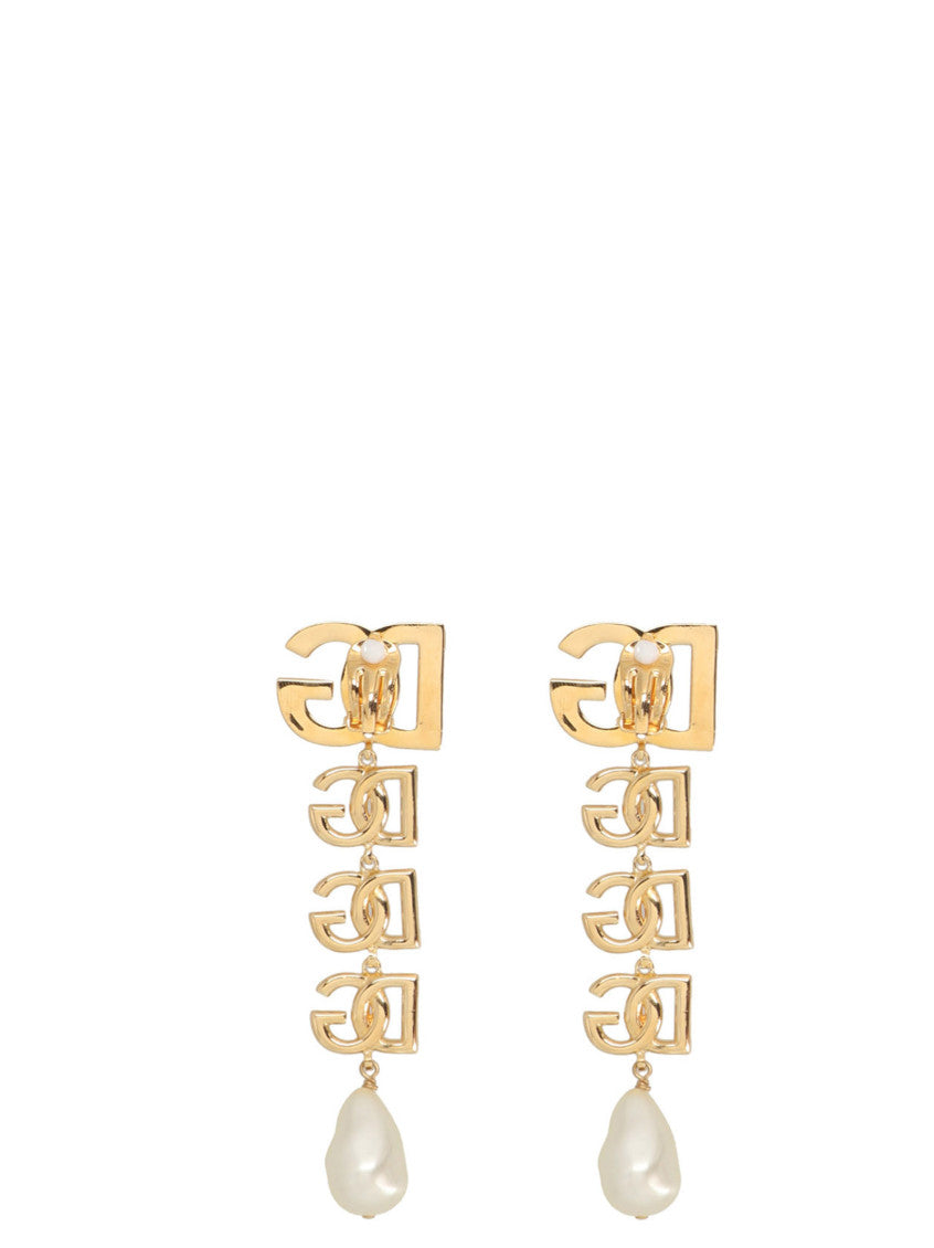 Gold Logo earrings 2