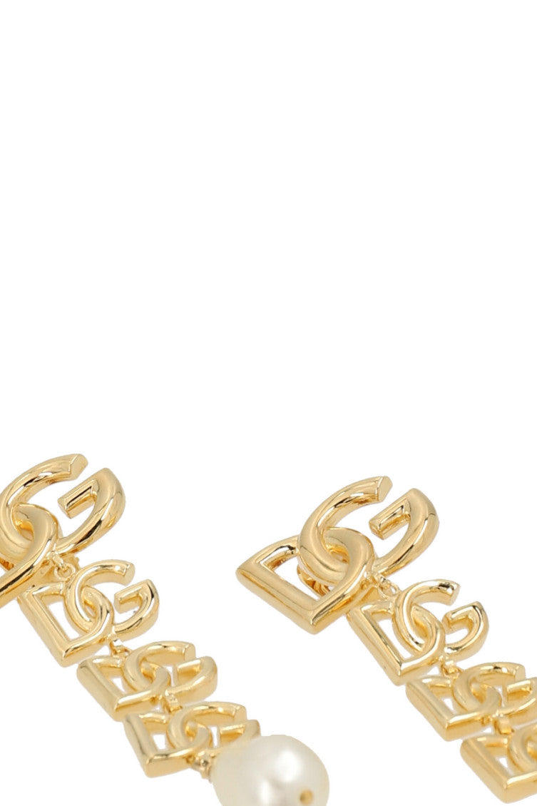 Gold Logo earrings 3