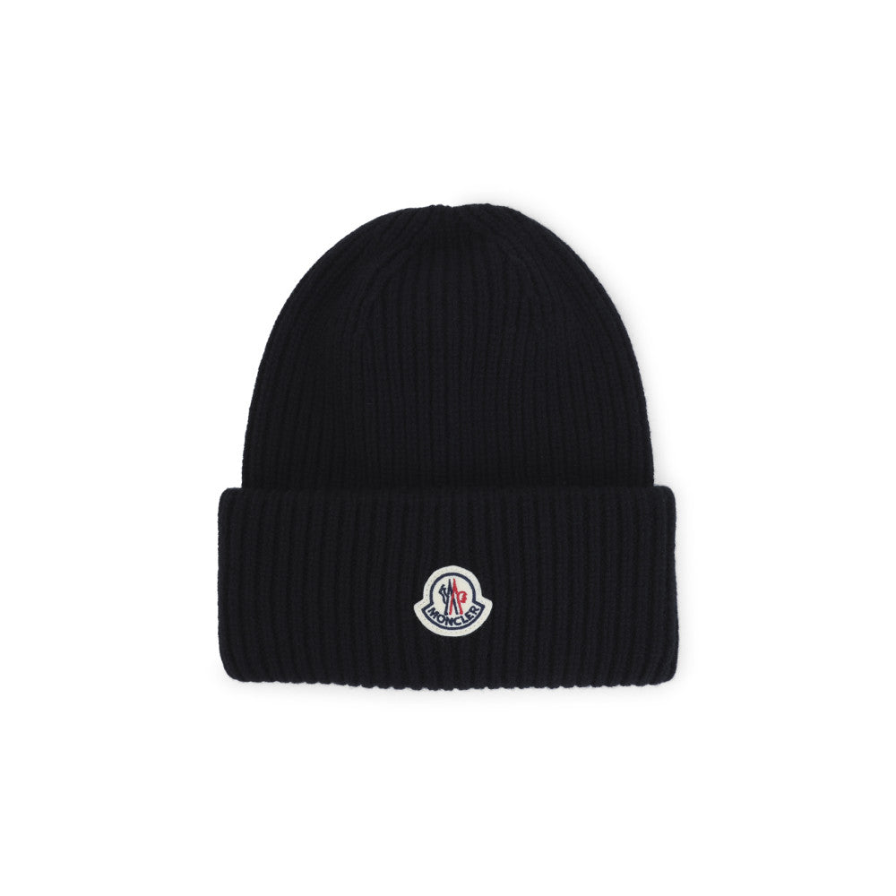 Black Logo Beanies Cap 1