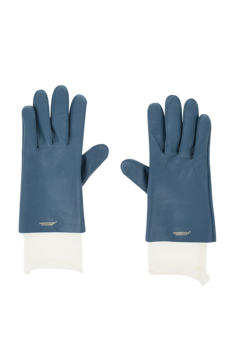 Blue Solid Gloves 1