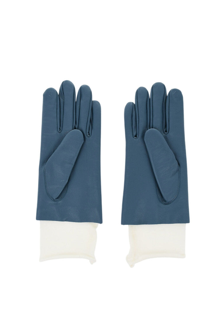 Blue Solid Gloves 2