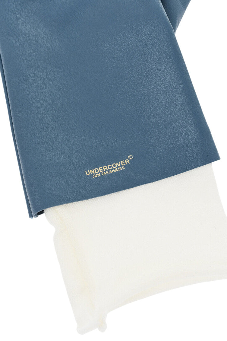 Blue Solid Gloves 3