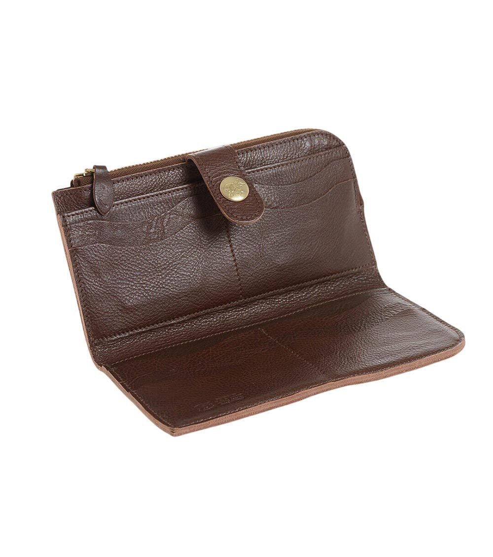 Brown Hammered Textured Wallet 3