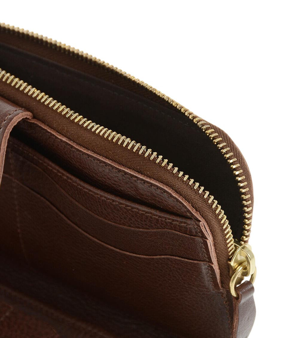 Brown Hammered Textured Wallet 4