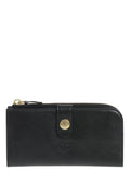 Black Hammered Textured Wallet 1