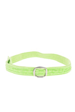 Green Textured Adjustable Belt 1