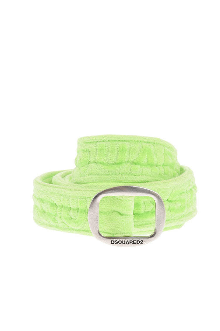 Green Textured Adjustable Belt 2