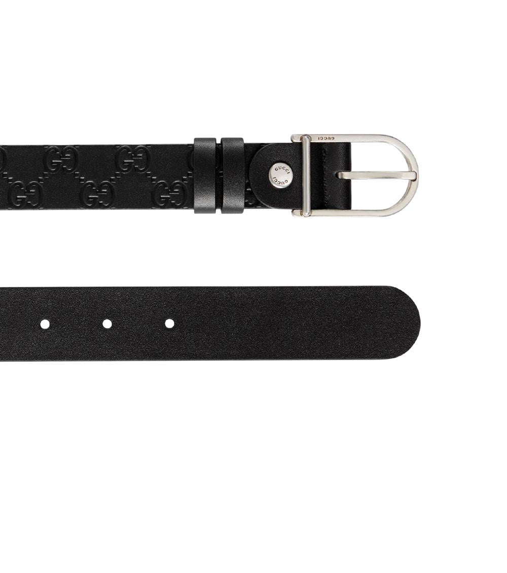 Black Reversible Logo Buckle Belt 2