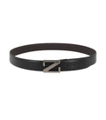 Black Solid Reversible Belt 1