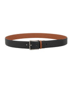 Black Solid Reversible Belt 1