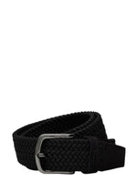 Black Braided Buckle Belt 1