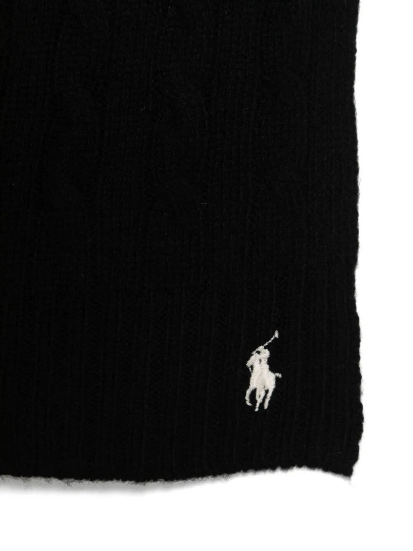 Black Logo Scarf 2