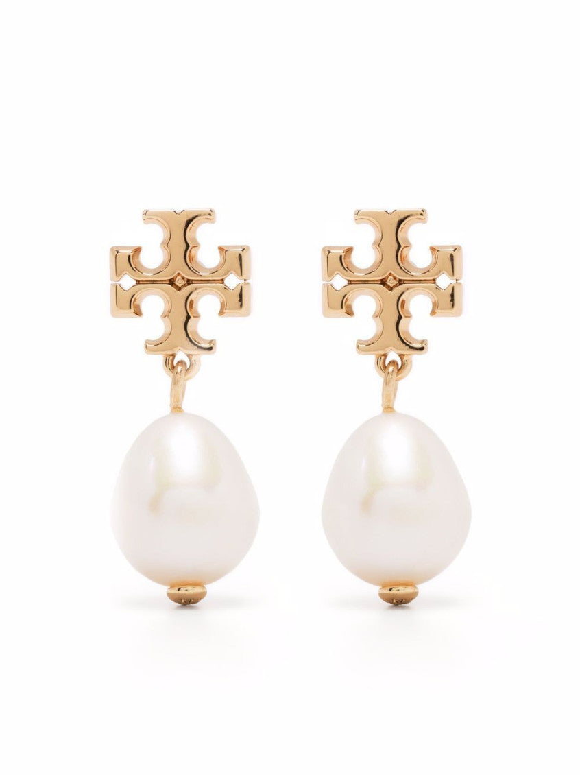 Golden Kira Pearl Drop Earrings 1