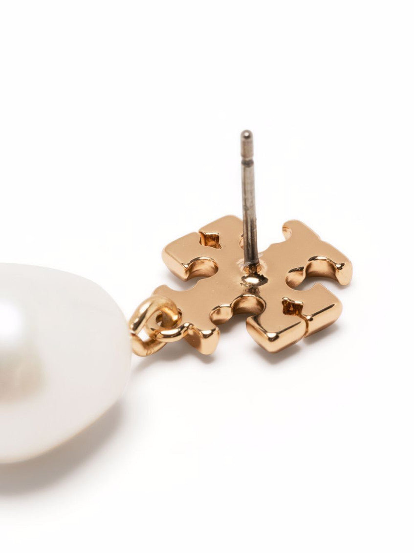 Golden Kira Pearl Drop Earrings 2