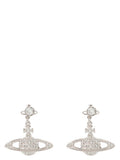 Silver Mini Bas Relief Drop Earrings 1