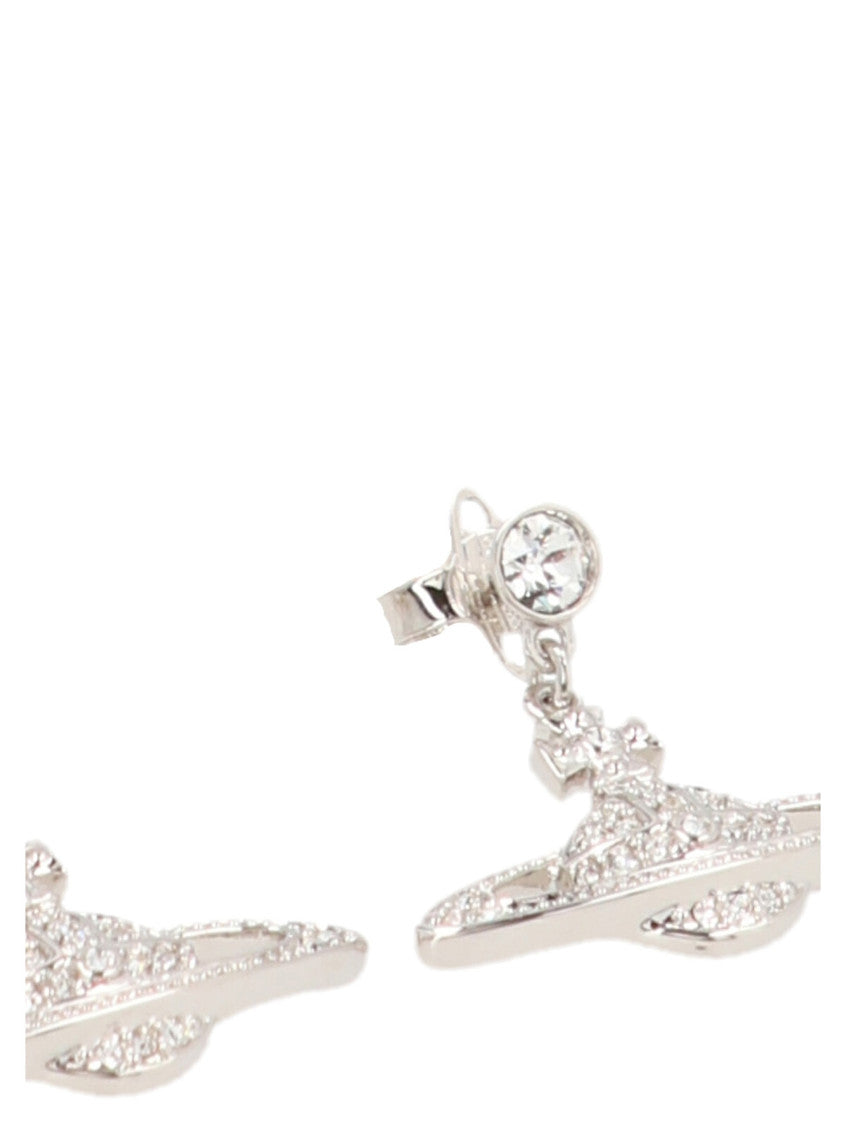 Silver Mini Bas Relief Drop Earrings 3
